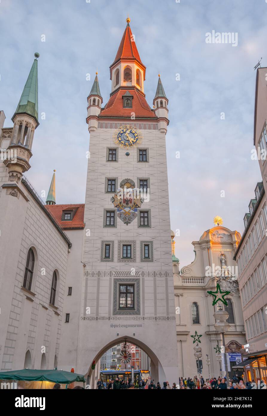 München, The Karlstor at Karlsplatz (Stachus) Stock Photo