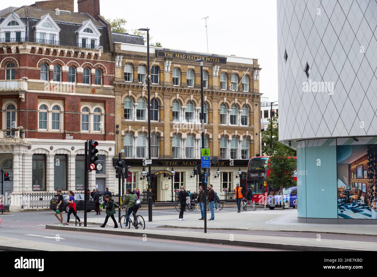 The mad hatter hotel, london, uk Stock Photo