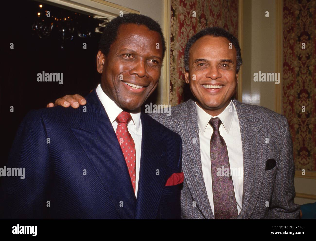 Sidney Poitier and Harry Belafonte Circa 1980's Credit: Ralph Dominguez