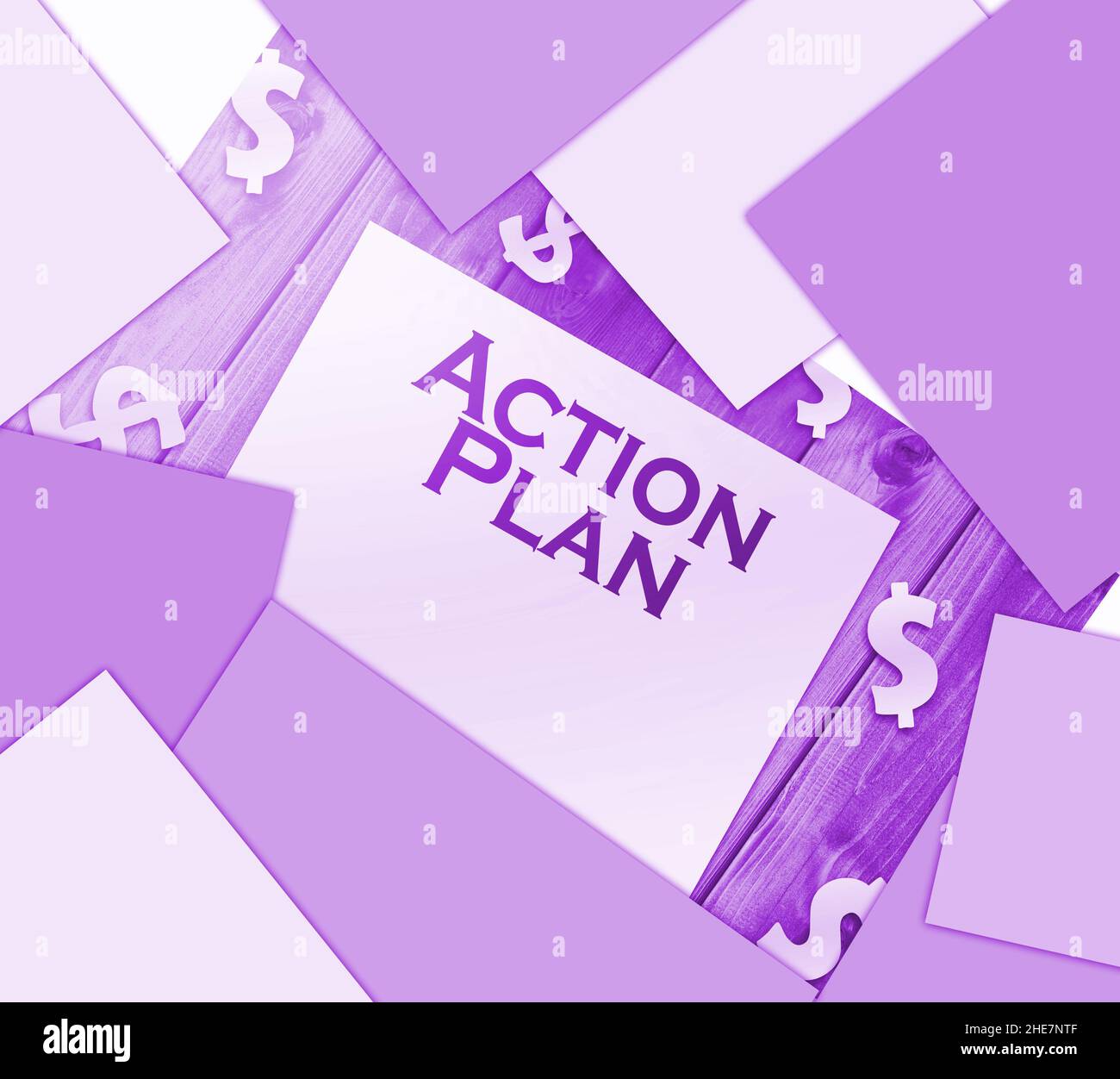 action-plan-words-paper-signs-of-dollar-on-wooden-table-business