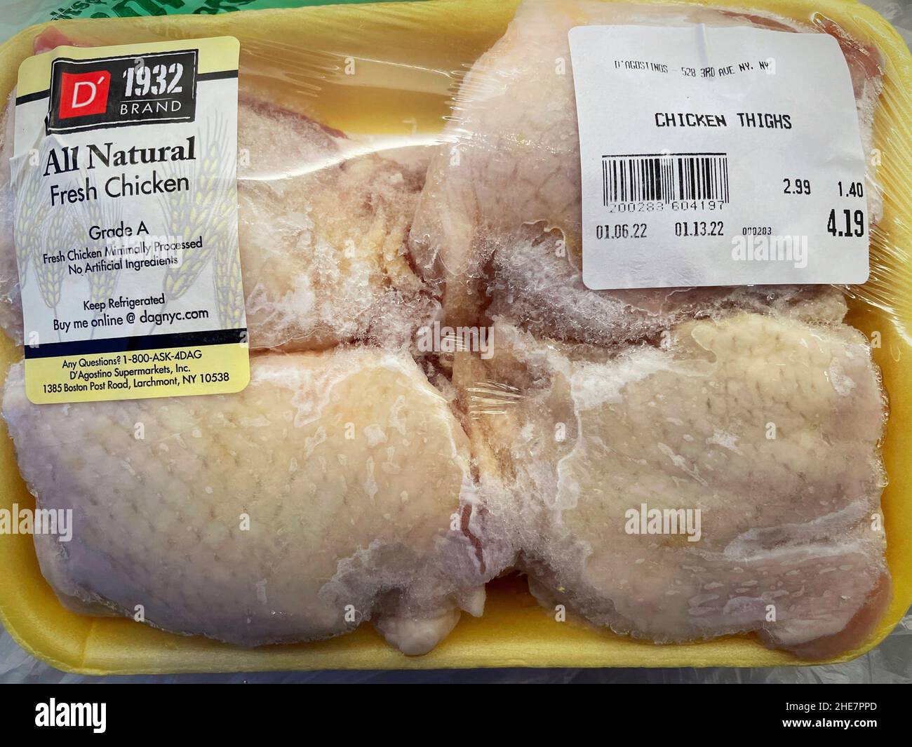 Chicken Thigh Package , D'Agostino Grocery Store in New York City