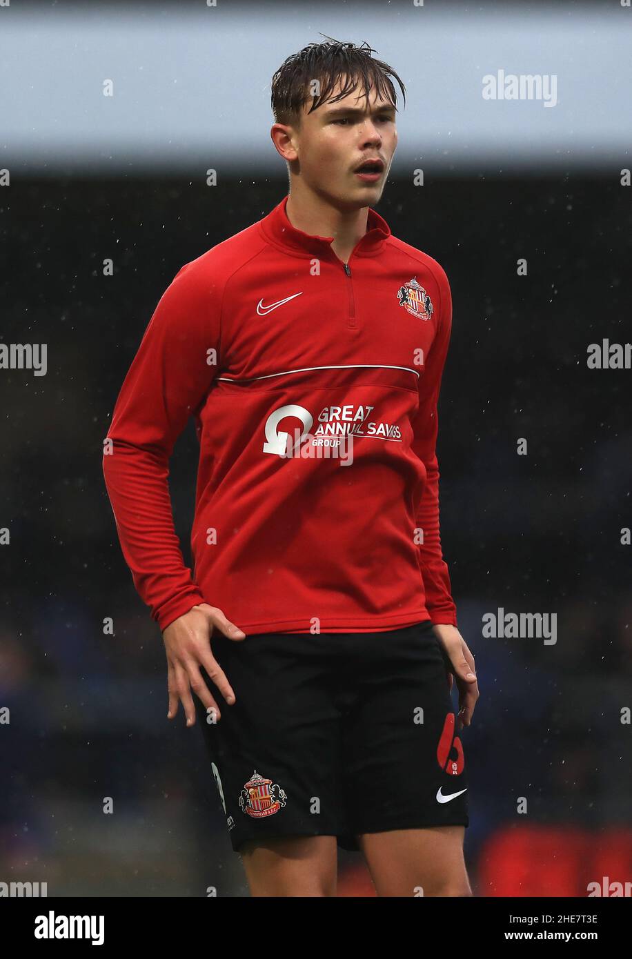Sunderland's Callum Doyle during the Sky Bet League One match at Adams Park Stadium, Wycombe. Picture date: Saturday January 8, 2022. Stock Photo