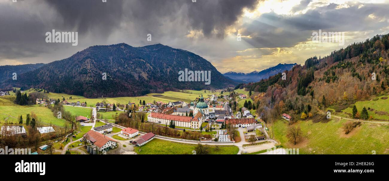 Ettal Abbey, Bavaria, Germany Stock Photo