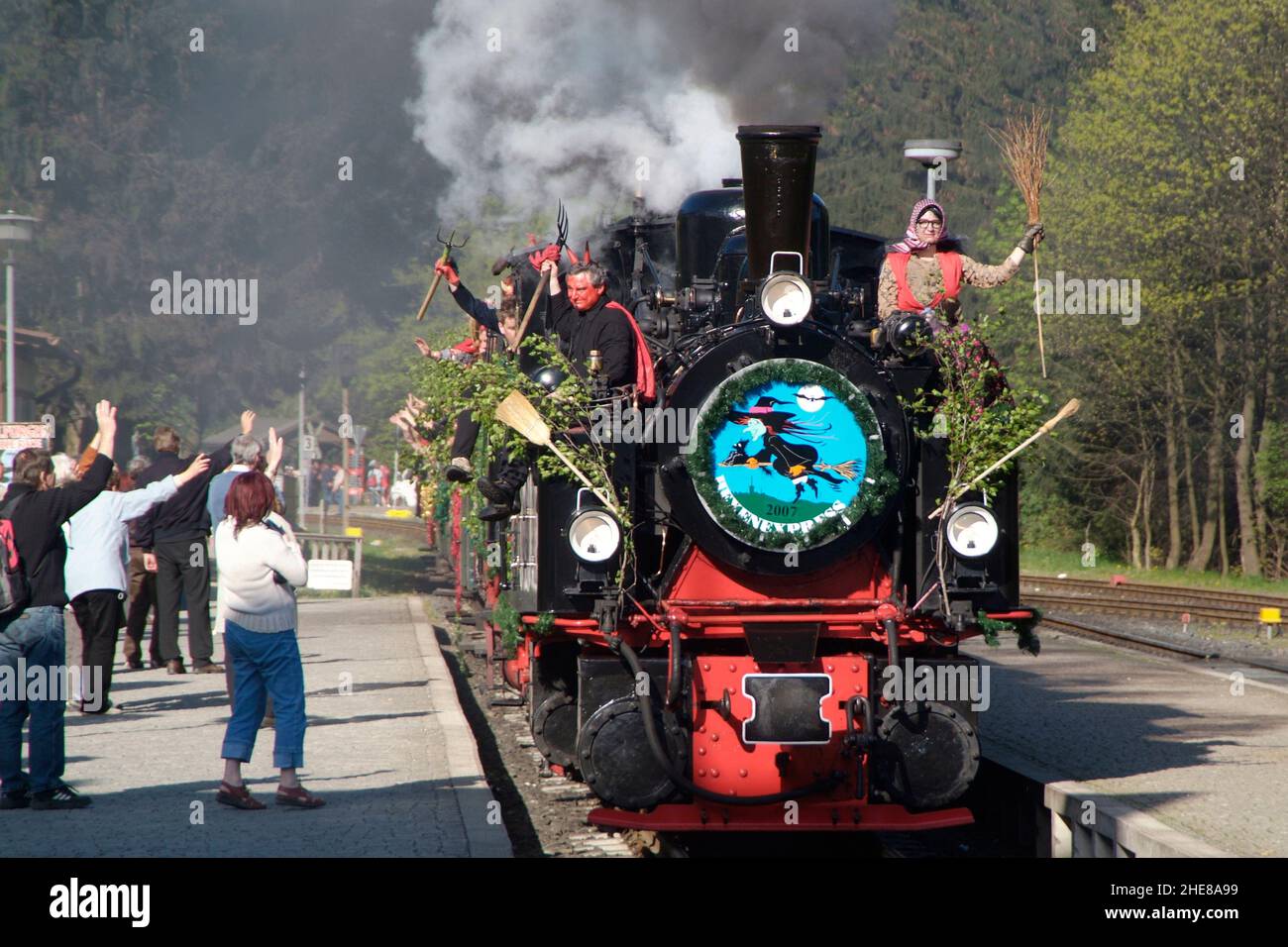 Harz, Walpurgis-Nacht Stock Photo