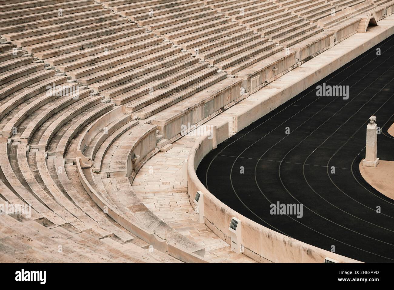 The Panathenaic Stadium, Athens, Greece Stock Photo