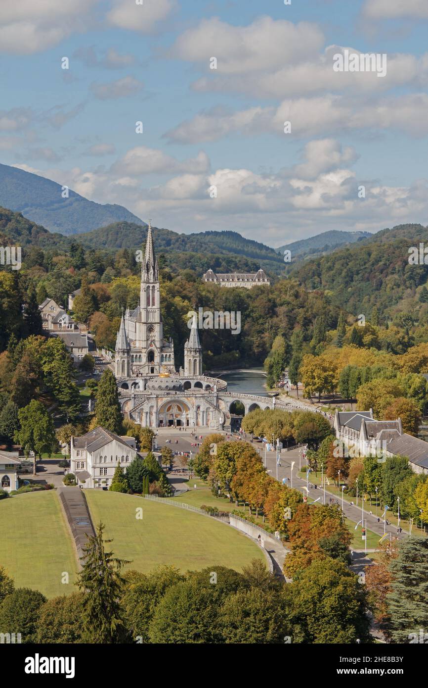 Sanctuary, Lourdes, France Stock Photo - Alamy