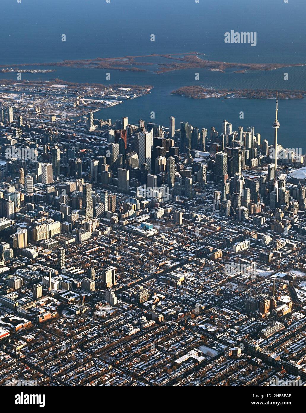 Toronto, Canada - Aerial View Stock Photo