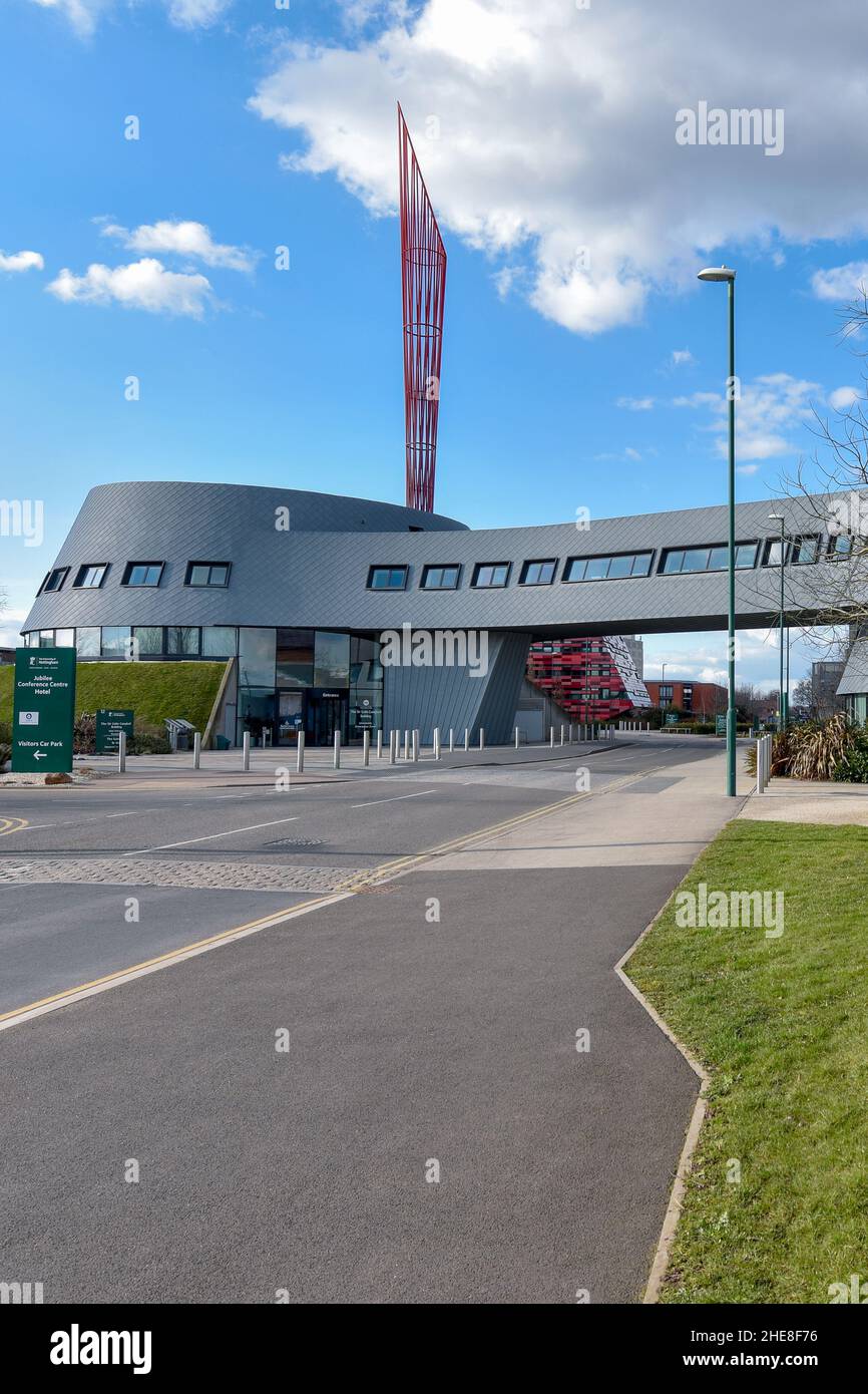 Jubilee Campus is a modern campus which is part of The University of Nottingham and is located only one mile from University Park. Stock Photo