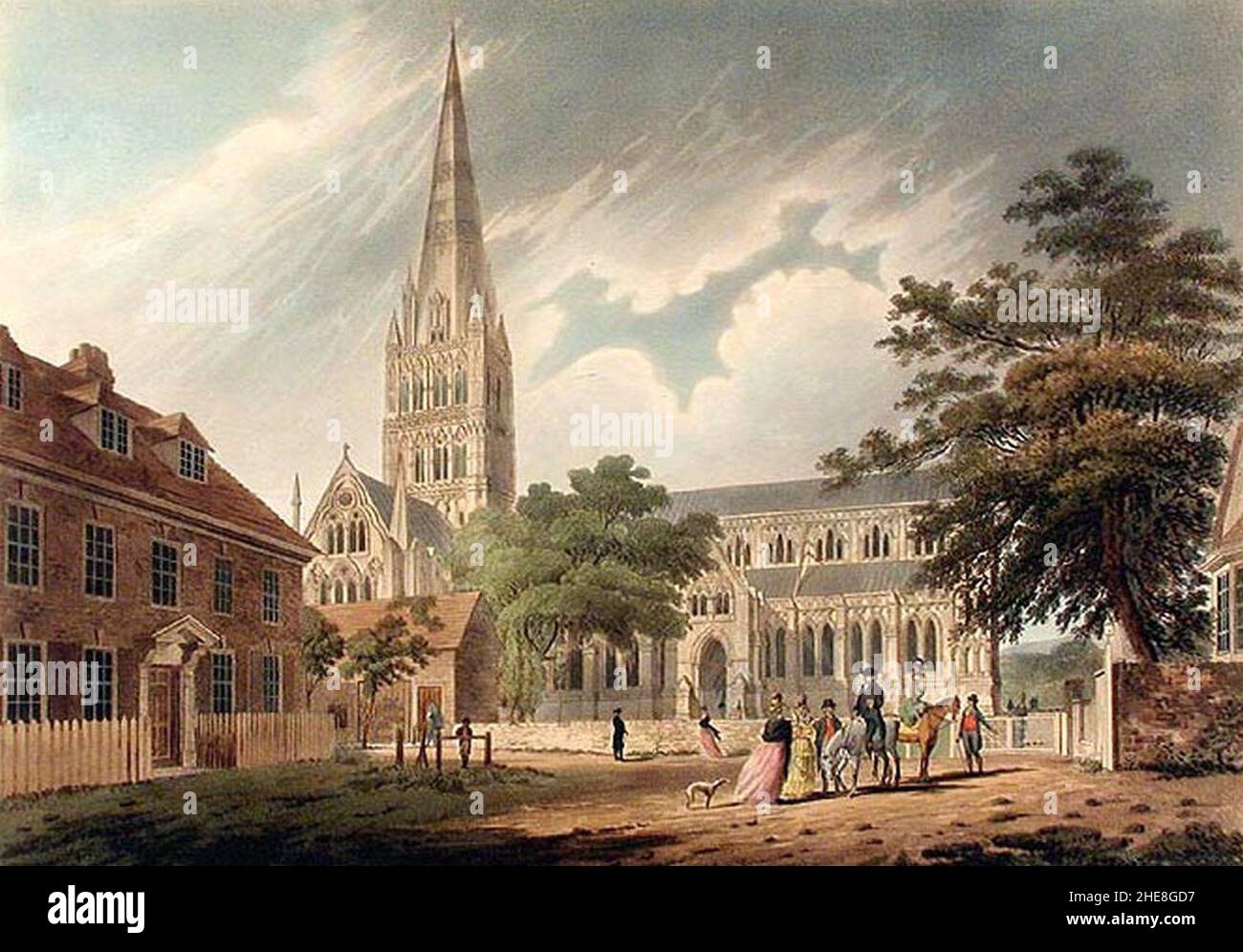 Salisbury Publ 1798 JUKES, Francis (1745-1812) after Edward DAYES (1763-1804) edited. Stock Photo