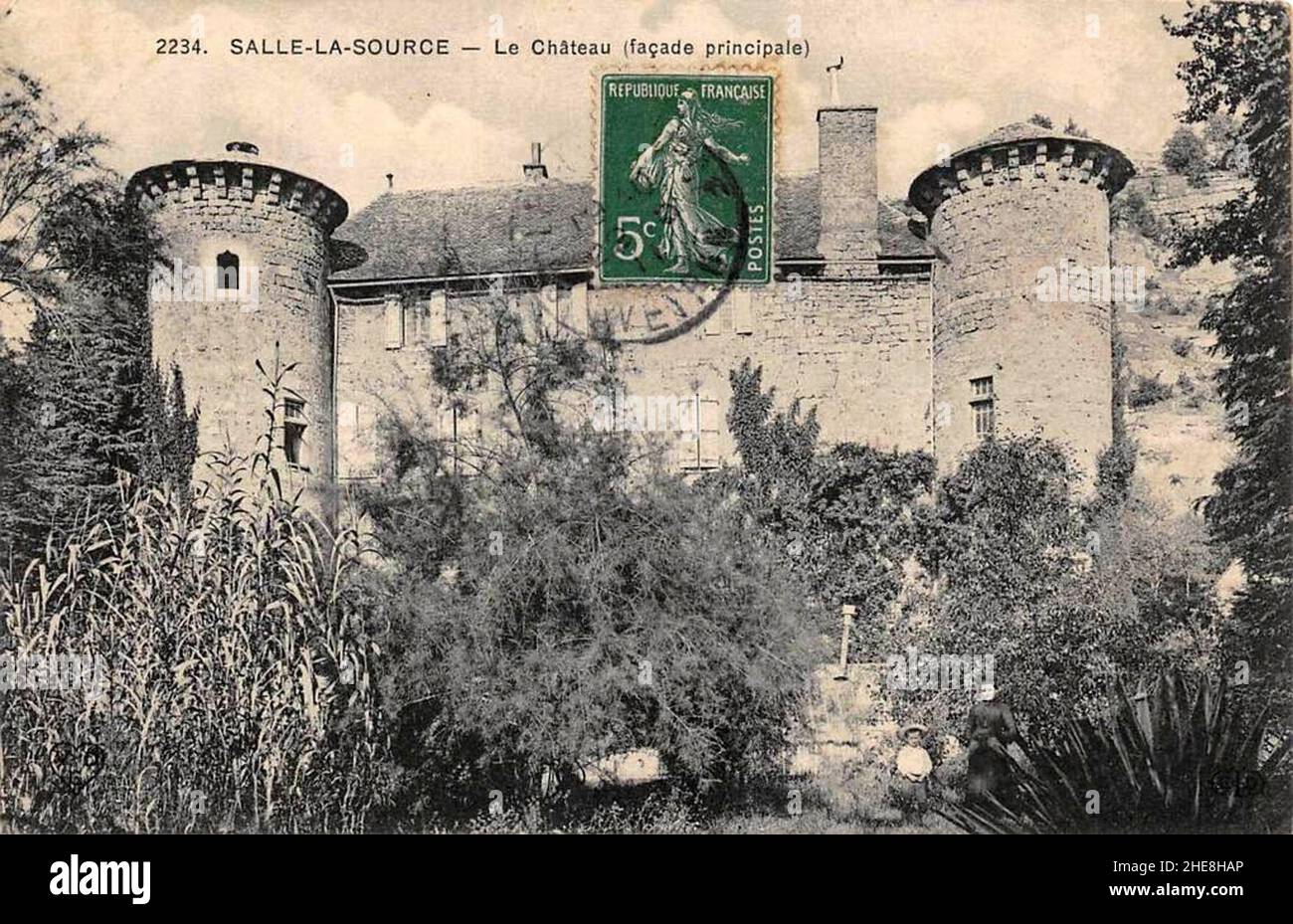 Salles-La-Source - Château 2 Stock Photo - Alamy