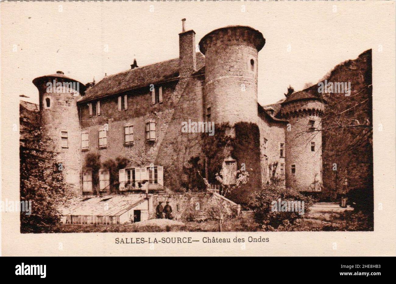 Salles-La-Source - Château des Ondes 1 Stock Photo - Alamy
