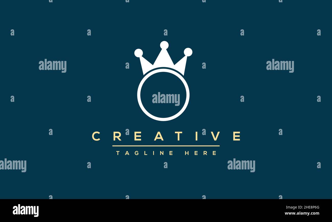 Creative abstract letter O logo design template. OO icon initial based monogram and symbol in vector Stock Vector