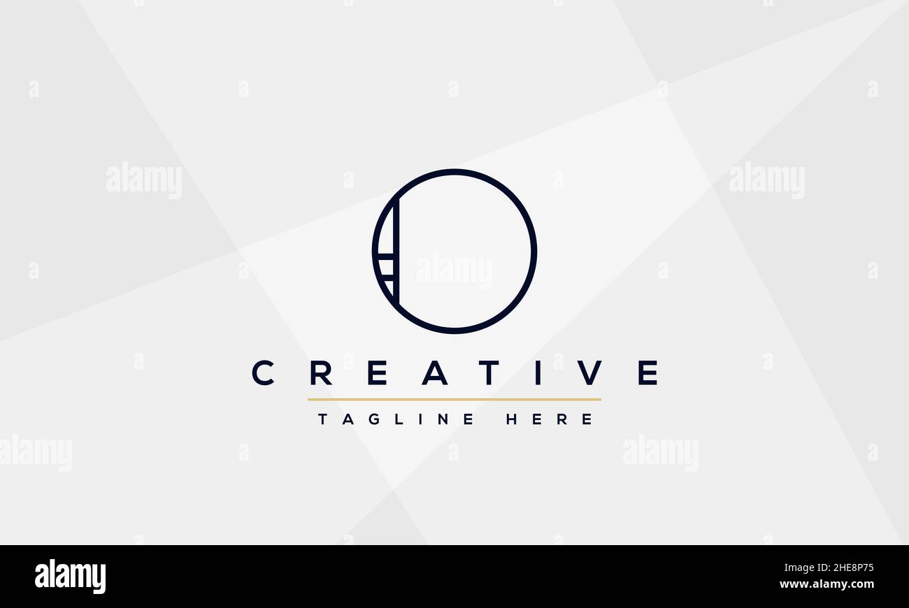 Creative abstract letter O logo design template. OO icon initial based monogram and symbol in vector Stock Vector