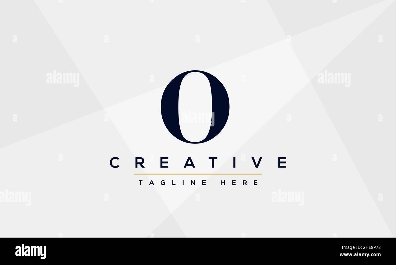 Creative abstract letter O logo design template. OO icon initial based monogram and symbol in vector Stock Vector