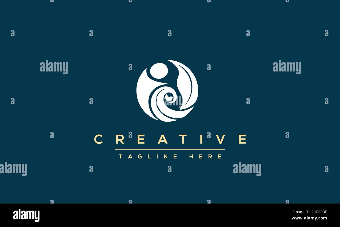 Creative abstract letter O logo design template. OO icon initial based ...