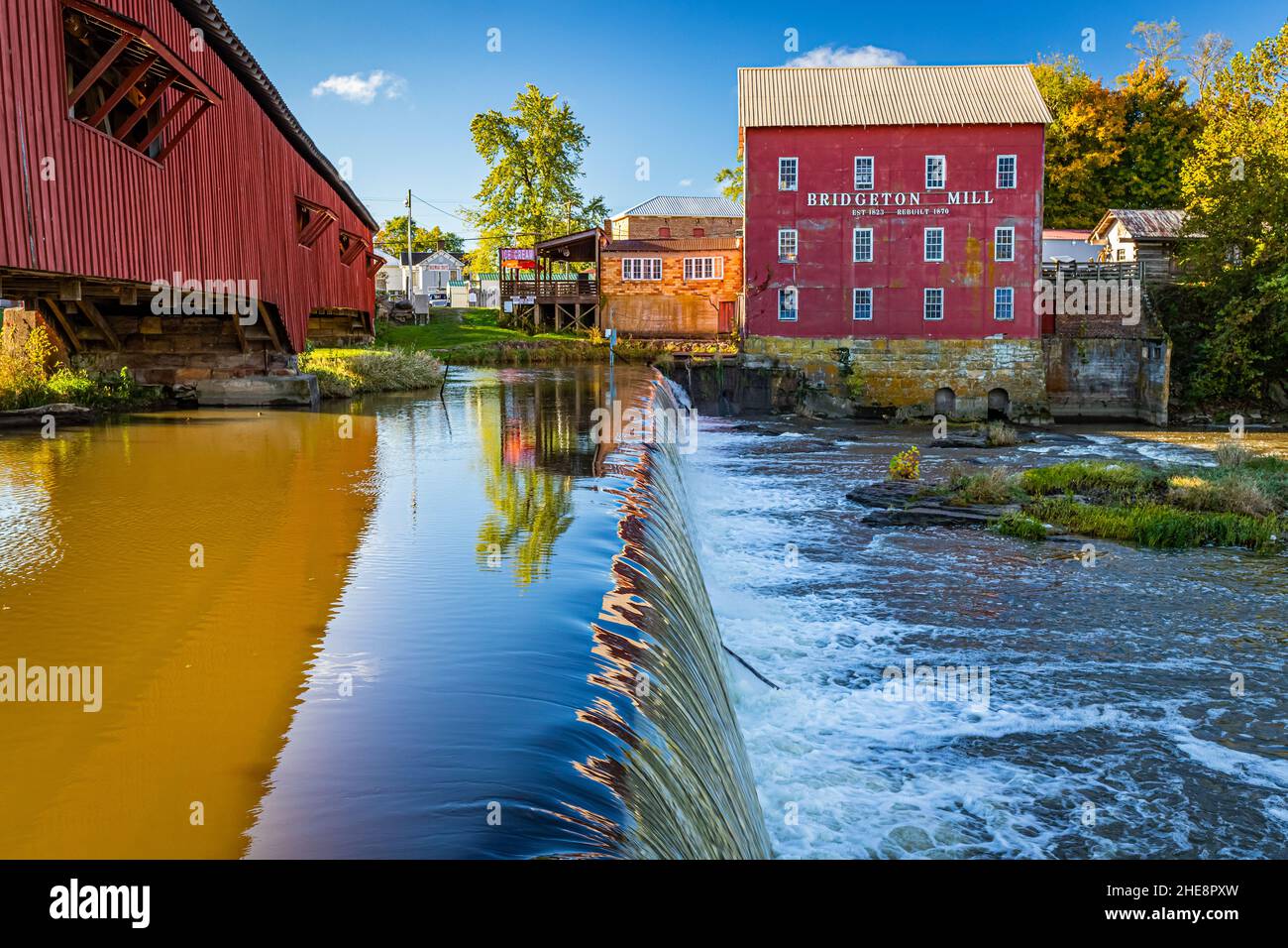 Bridgeton, IN October 26, 2021 The Bridgeton Mill and Covered Bridge