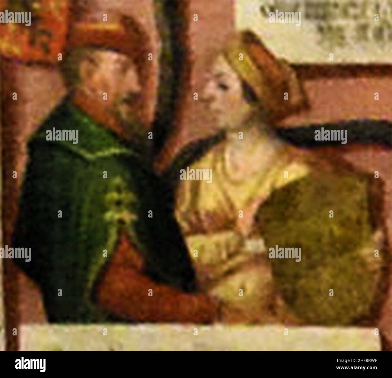 Albert Sambor Sambor I and his wife Stock Photo - Alamy