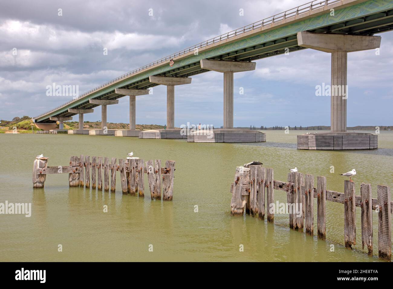Hindmarsh Island Bridge Stock Photo Alamy