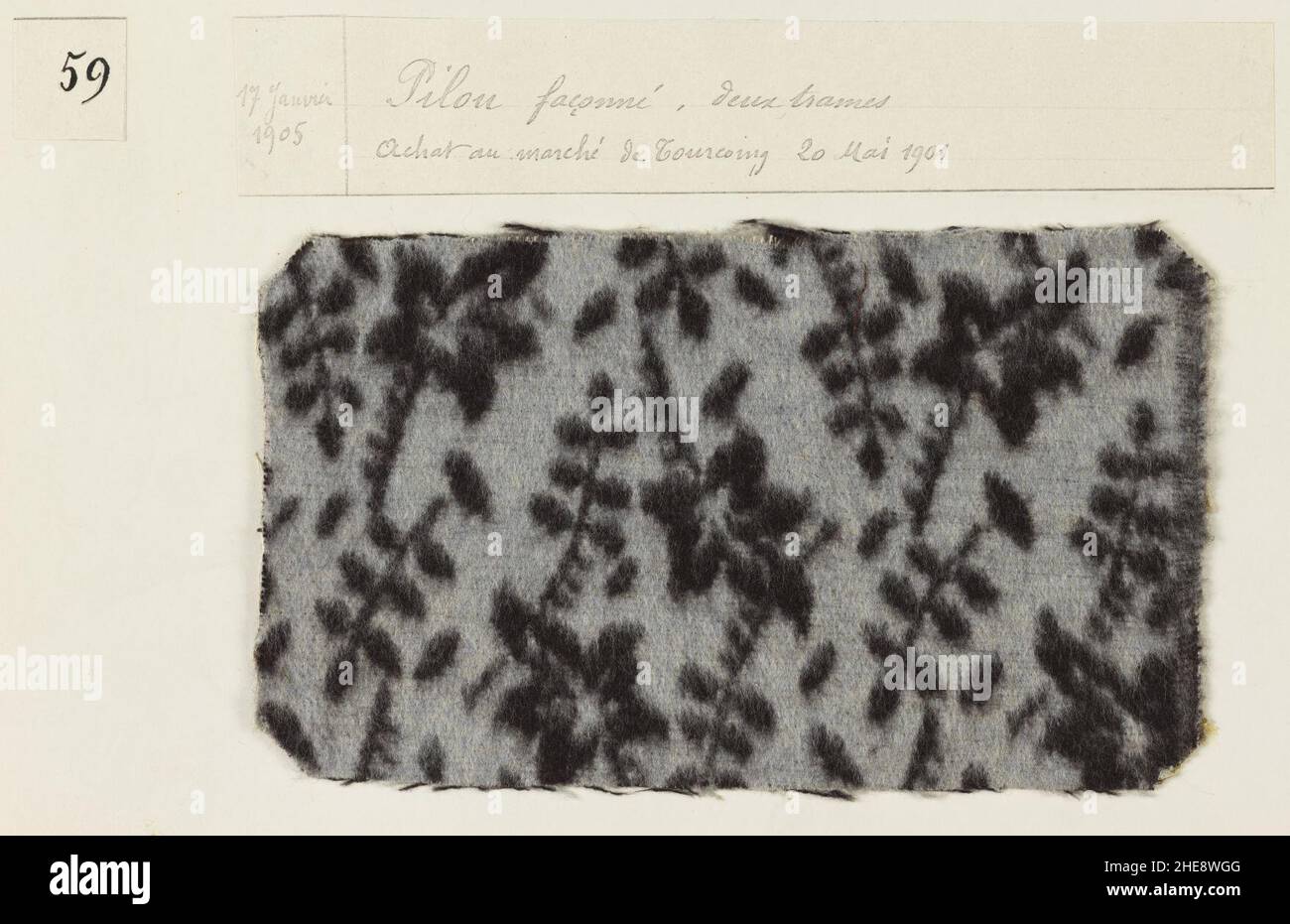 Sample (France), 1904 Stock Photo - Alamy