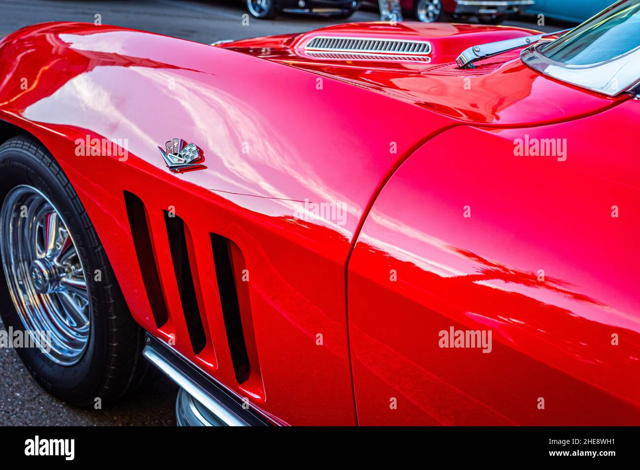 Fernandina Beach, FL October 18, 2014 Front fender and hood detail