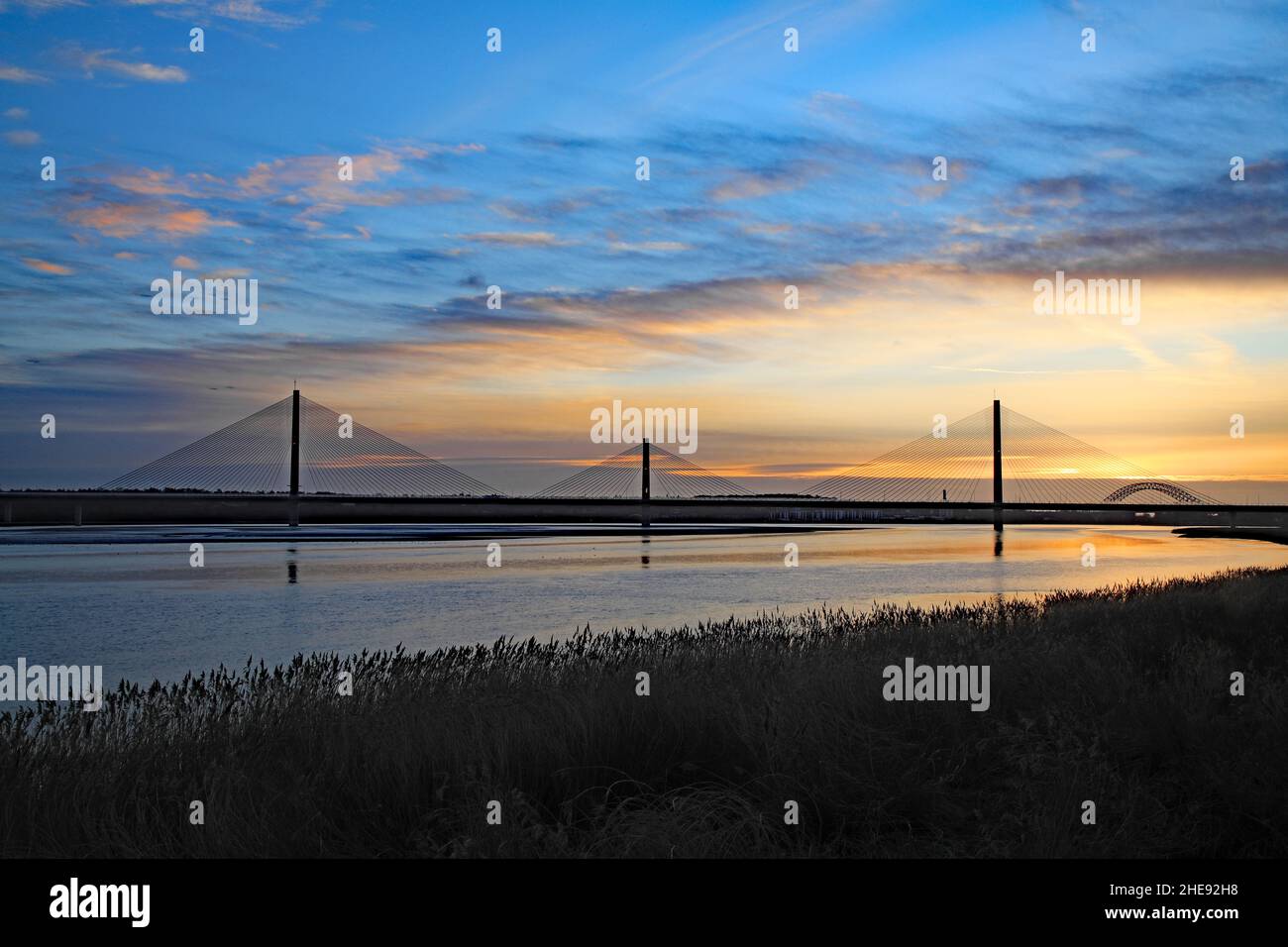 The mersey gateway bridge hi-res stock photography and images - Alamy