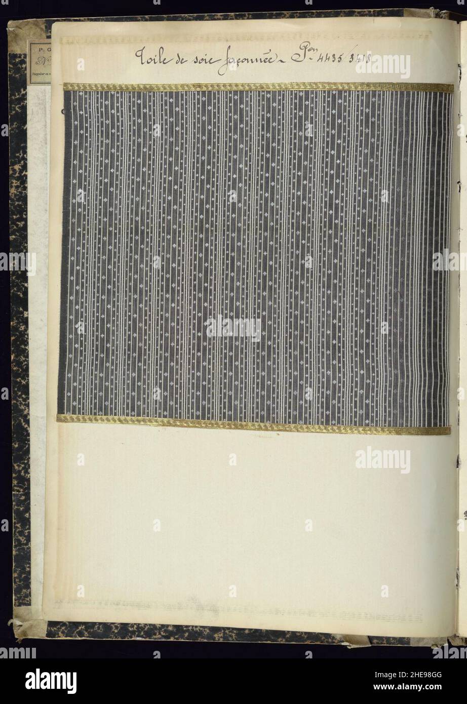 Sample Book, Fabrique de Registres Toile Soie 1904 - 1905 - 1906 ...