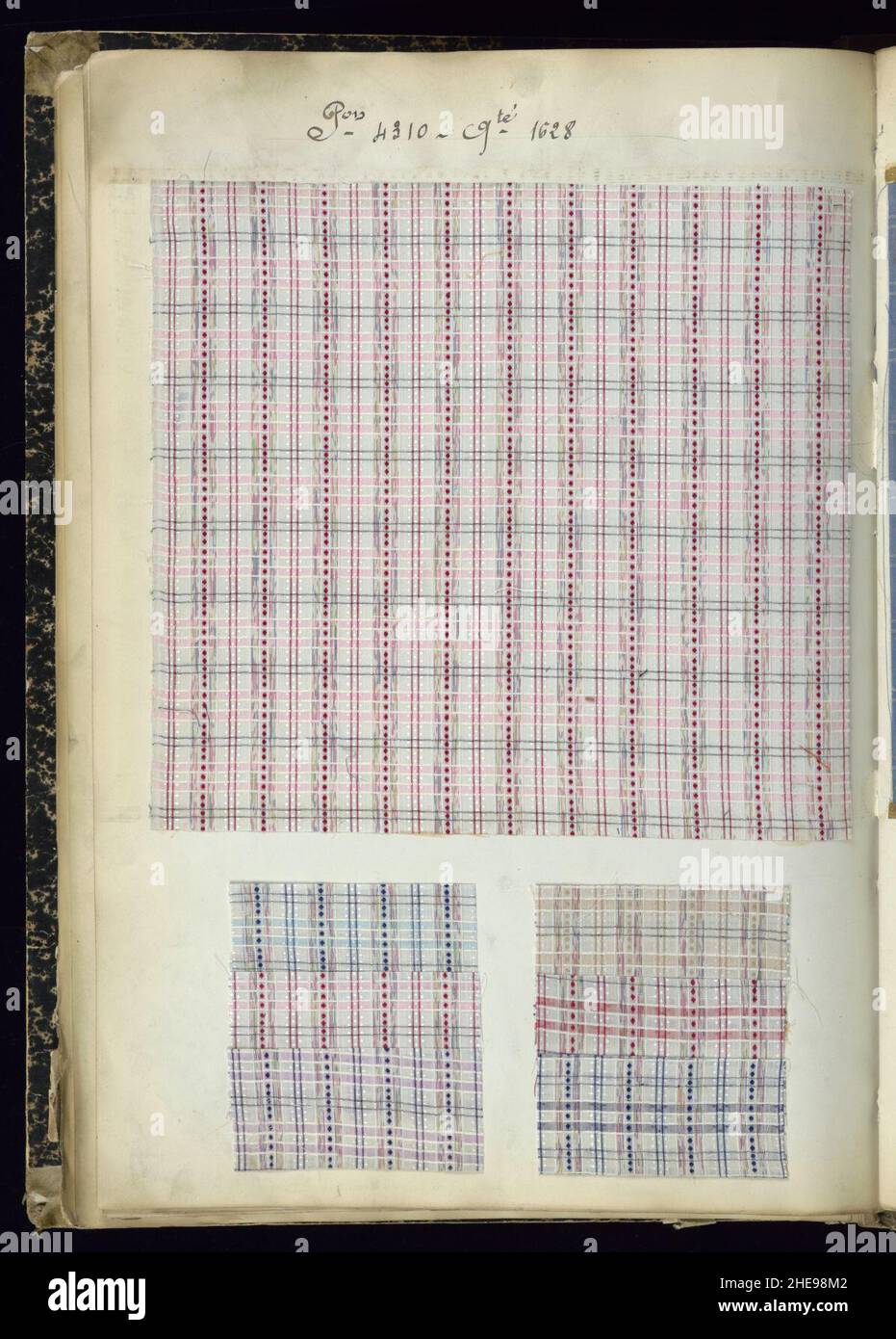 Sample Book, Fabrique de Registres Toile Soie 1904 - 1905 - 1906 ...
