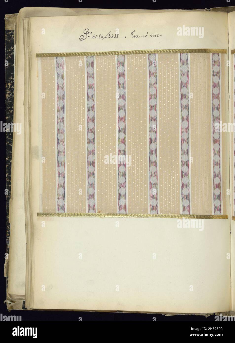 Sample Book, Fabrique de Registres Toile Soie 1904 - 1905 - 1906 ...