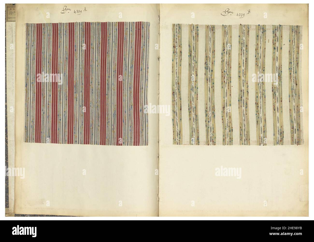 Sample Book, Fabrique de Registres Toile Soie 1904 - 1905 - 1906 ...