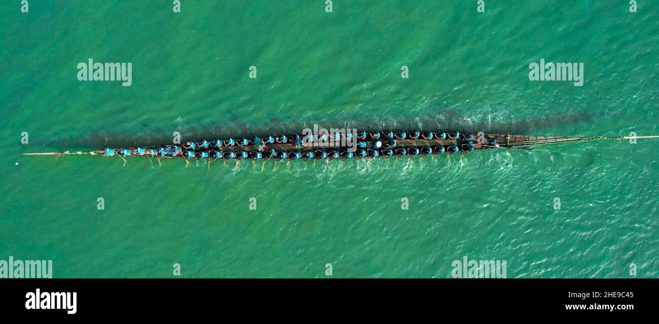 Khulna, Khulna, Bangladesh. 10th Jan, 2022. Nouka Baich referred as