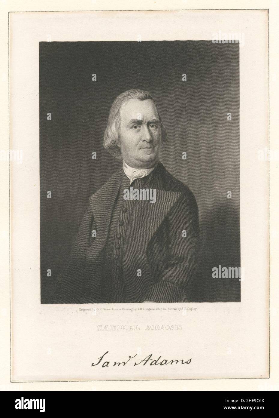 Samuel Adams Stock Photo