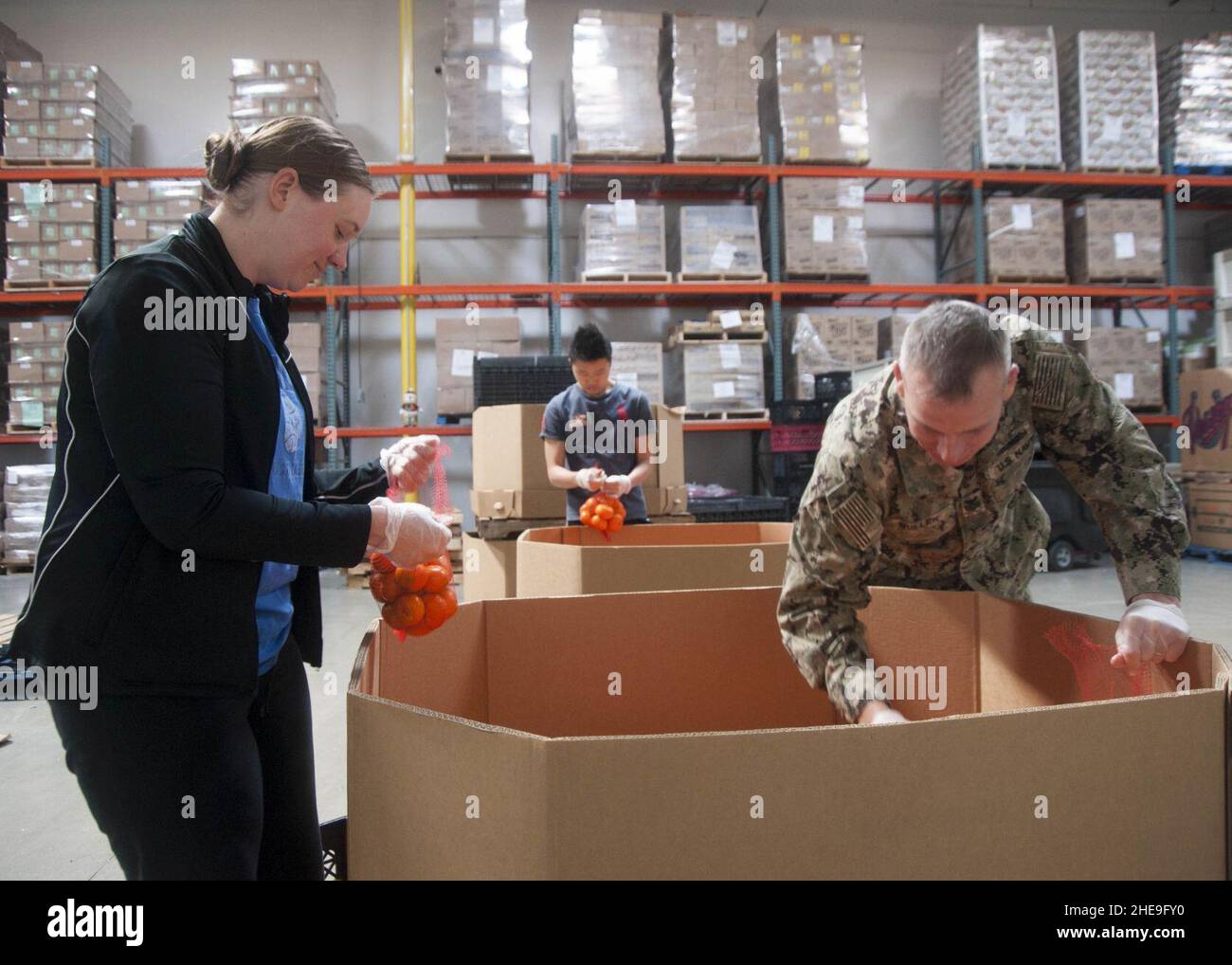 San Diego Food Bank 17022 Stock Photo Alamy