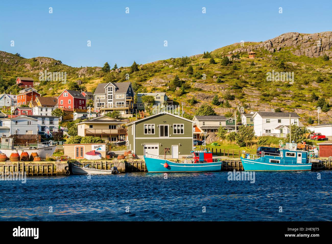 Fishing village of Petty Harbour Maddox Cove, Newfoundland, Canada