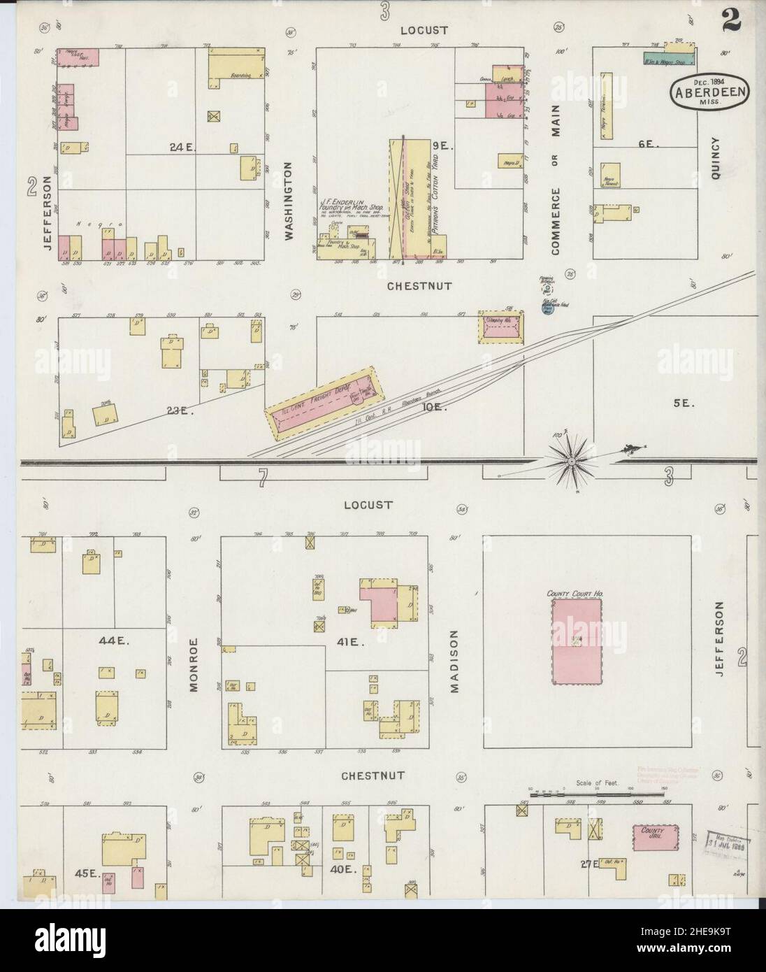 Aberdeen mississippi map hires stock photography and images Alamy