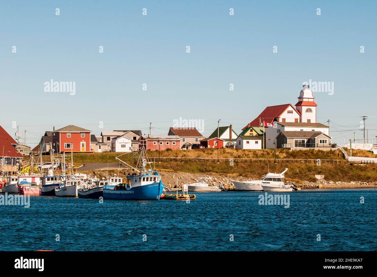 Historic Bonavista harbour, Bonavista Peninsula, Newfoundland, Canada. Stock Photo