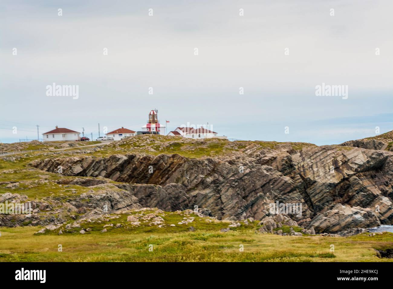Historic Cape Bonavista Lighthouse Provincial Historic Site, Bonavista Peninsula, Newfoundland, Canada. Stock Photo