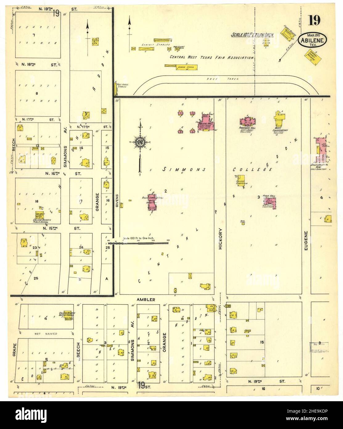 Abilene texas map hi-res stock photography and images - Alamy