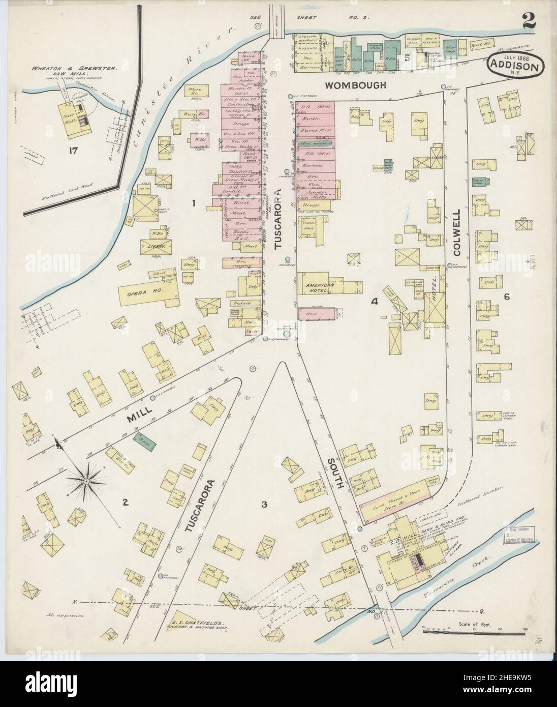 Addison new york map hires stock photography and images Alamy