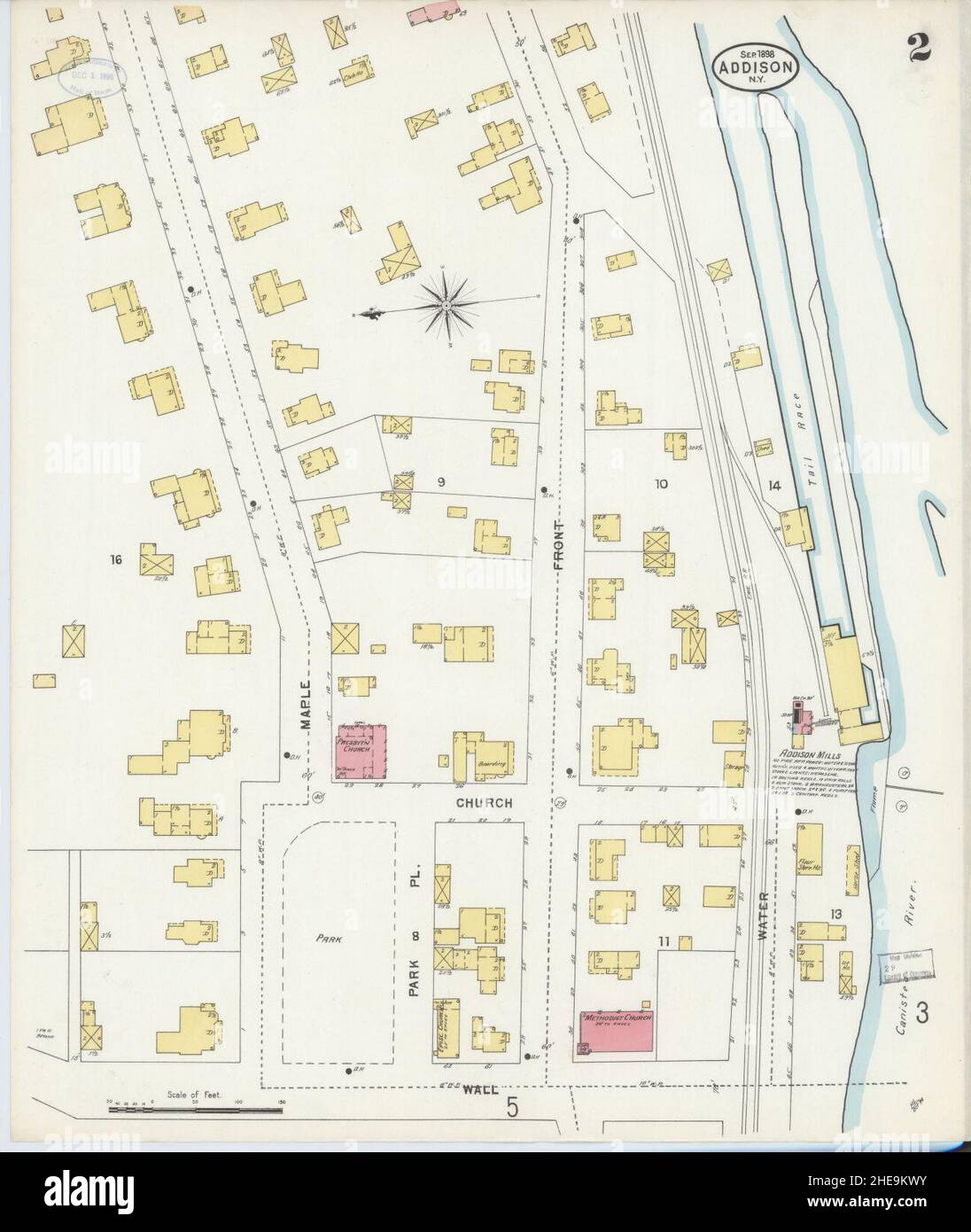 Map of addison new york hires stock photography and images Alamy