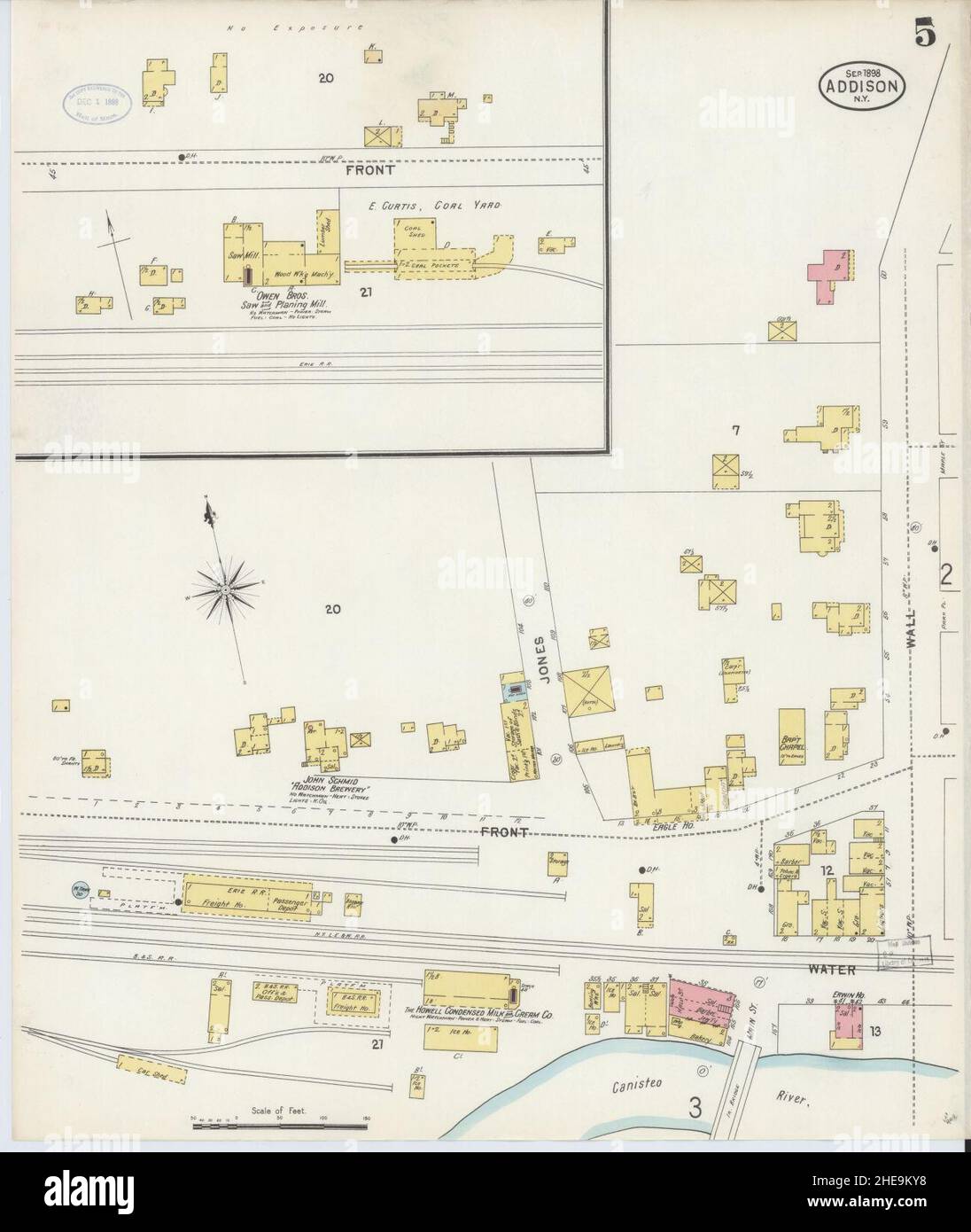 Map of addison new york hires stock photography and images Alamy
