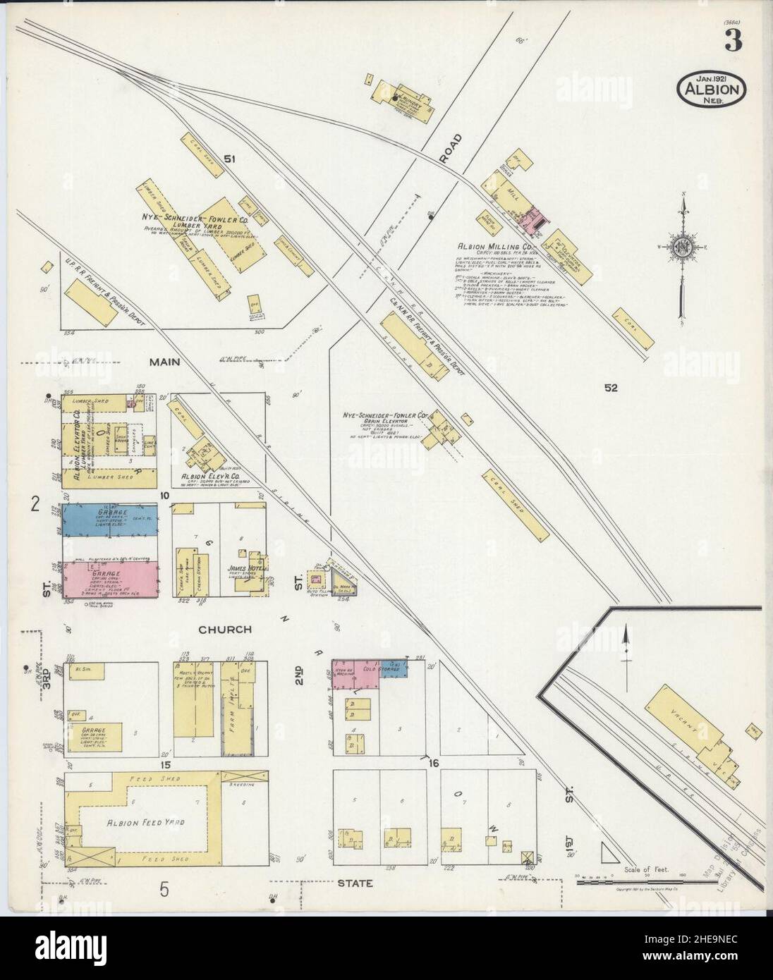Map of albion nebraska hires stock photography and images Alamy
