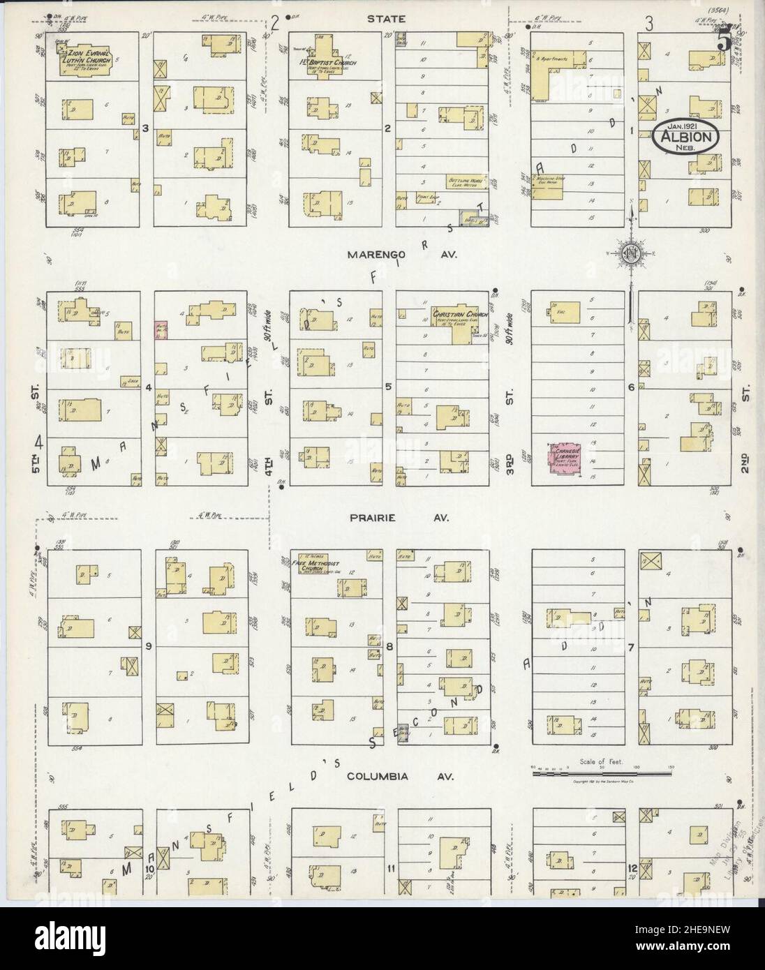 Map of albion nebraska hires stock photography and images Alamy