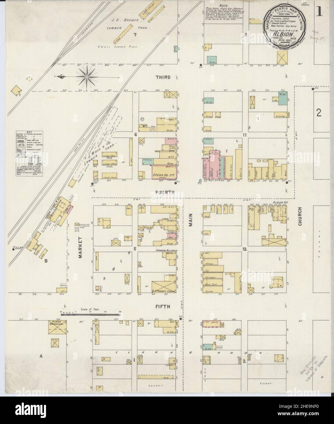 Map of albion nebraska hires stock photography and images Alamy