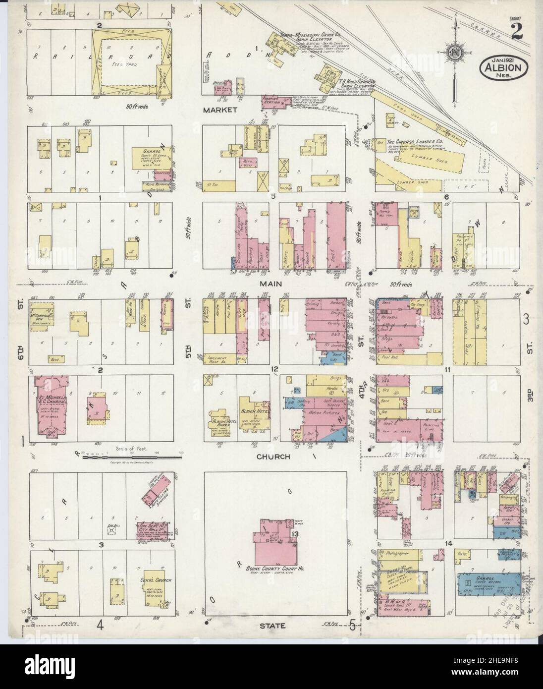 Map of albion nebraska hires stock photography and images Alamy