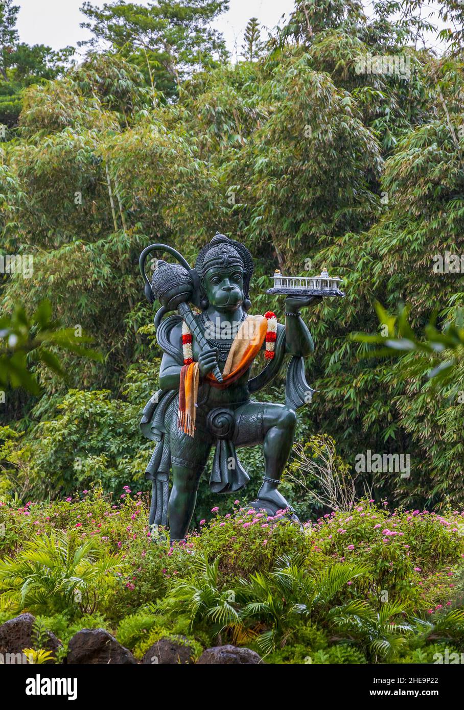 Kauai, Hawaii December 5, 2021 Beautiful statue in the Hindu