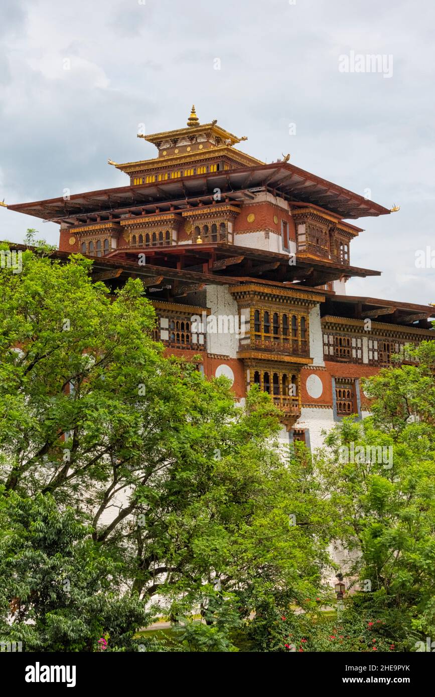 Punakha Dzong, Punakha, Bhutan Stock Photo