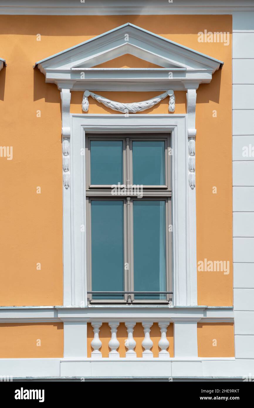 classic window exterior from city building in Potsdam, Germany Stock Photo