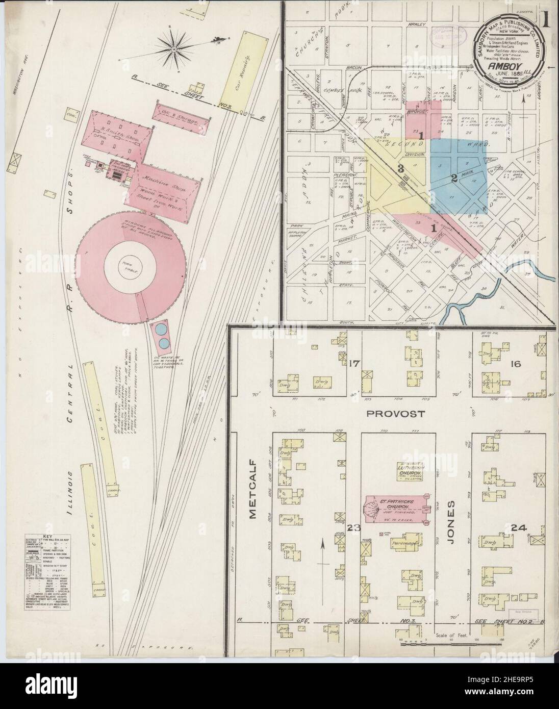 Map of amboy hires stock photography and images Alamy
