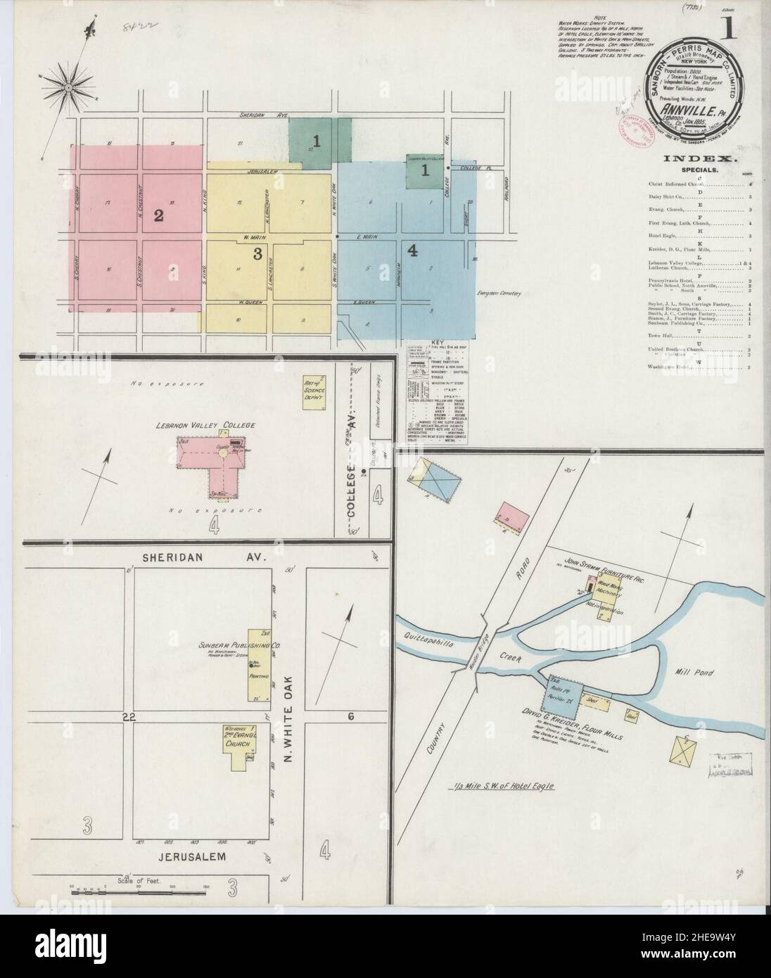Map of annville hires stock photography and images Alamy