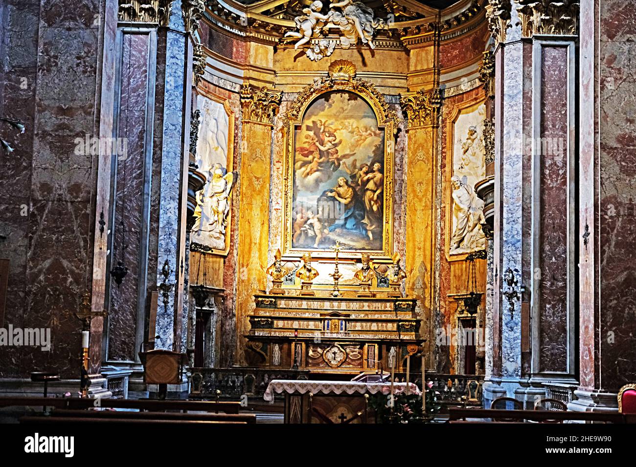 Chiesa di Santa Maria Maddalena in Rome Italy Stock Photo Alamy